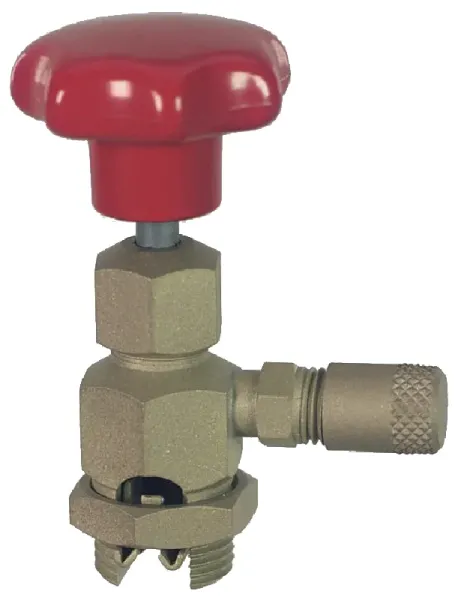 Refco Schrader Einstechventil HP 41 m. Handrad für Rohr Ø5-10mm